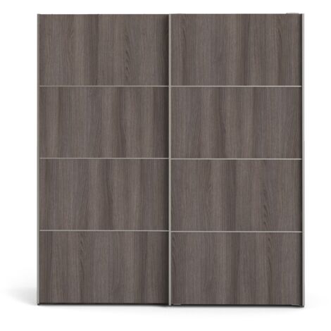 Armario 182x200h roble oscuro - Sassari