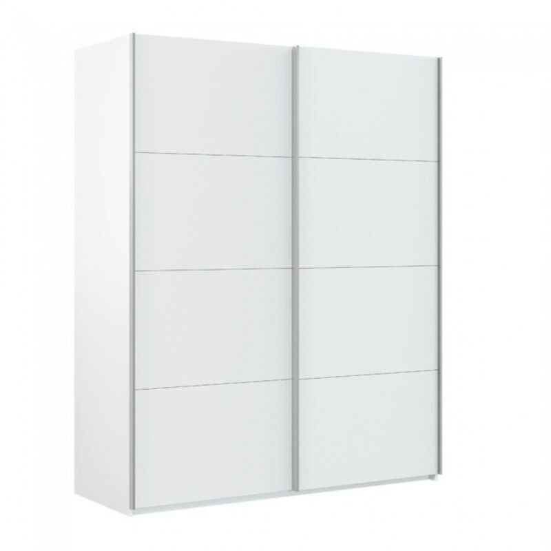 

Armario 150x200H cm Blanco mate 2 puertas correderas | Blanco