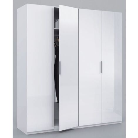 Armario 4 puertas blanco
