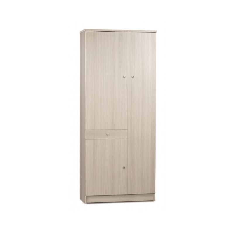 

Armario 77xH183 cm color Eucalyptus con tres puertas y un cajón | Eucalipto