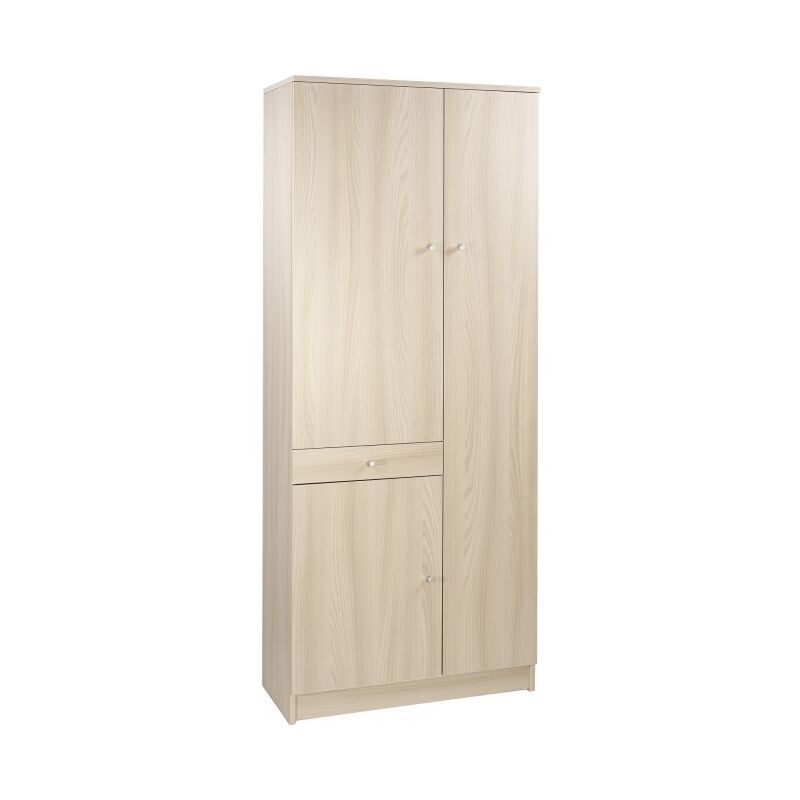 

Armario 77xH183 cm Olmo claro con tres puertas y un cajón | Olmo