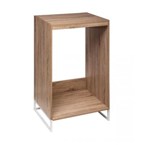 Armario abierto en madera natural ORSO 60x50x h105 cm