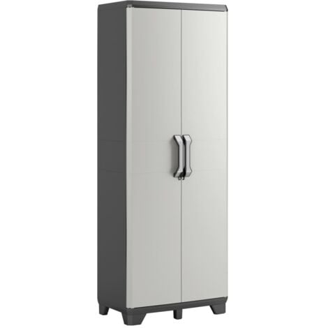 Armario almacenaje multiusos Gear negro y gris 182 cm Keter