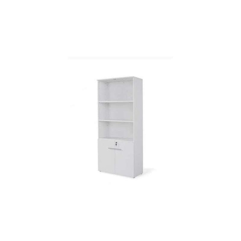 

Armario alto con puertas bajas dos colores a elegir 208.8 cm(alto)93 cm(ancho)42.5 cm(fondo) . Color BLANCO