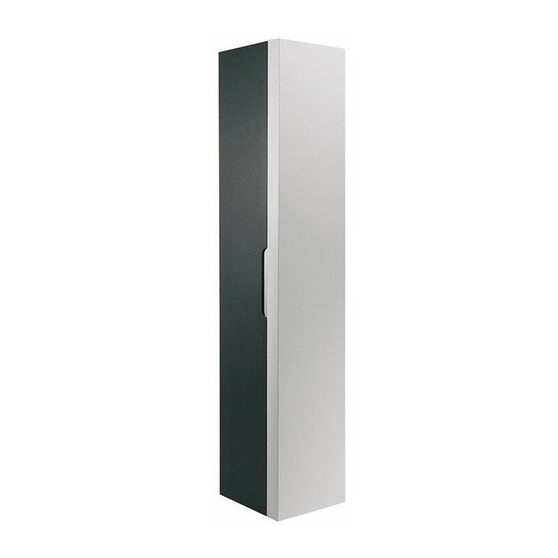 

Keuco - Armario alto EDITION 300 350 x 1800 x 385 mm, tope a la derecha, blanco / blanco