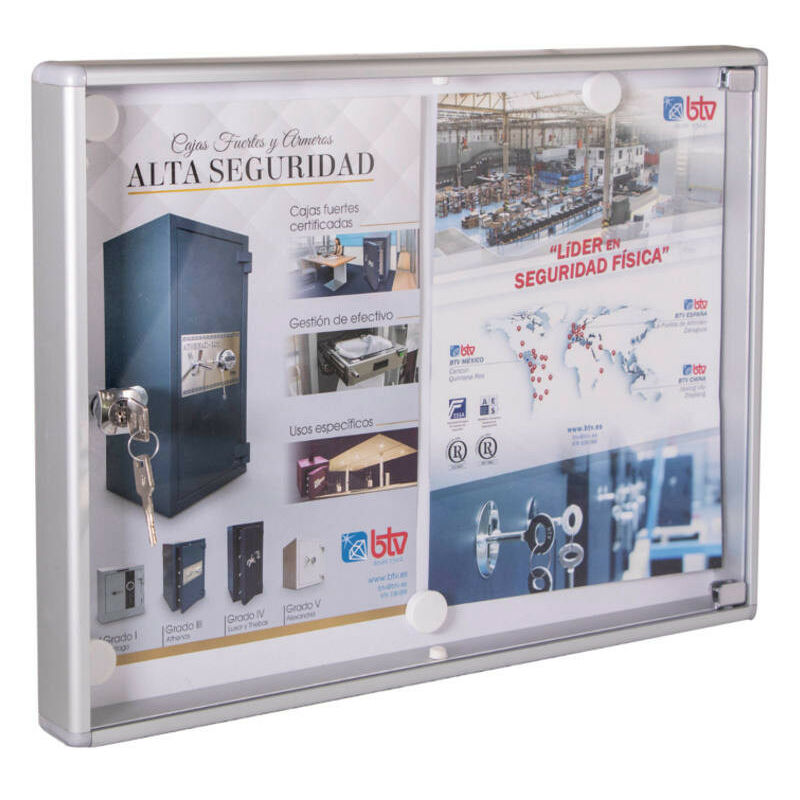

Armario Anuncios Aluminio 2 Folios Blanco