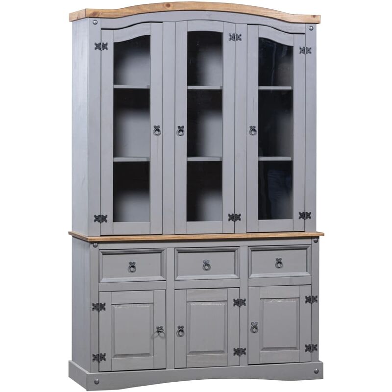 

Armario aparador madera pino mexicano Corona Range gris