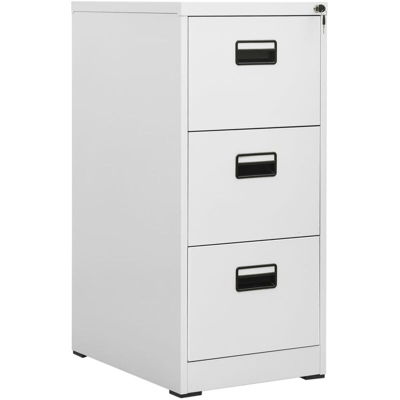

Armario archivador 3 cajones acero gris 102,5 cm - Gris