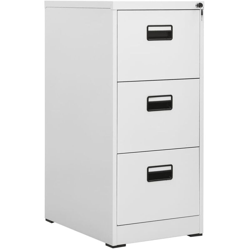 

Armario archivador 3 cajones acero gris 102,5 cm