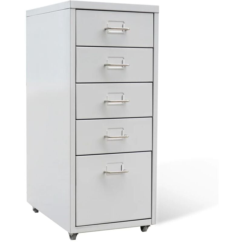 

Armario archivador 5 cajones acero gris 68,5 cm - Gris