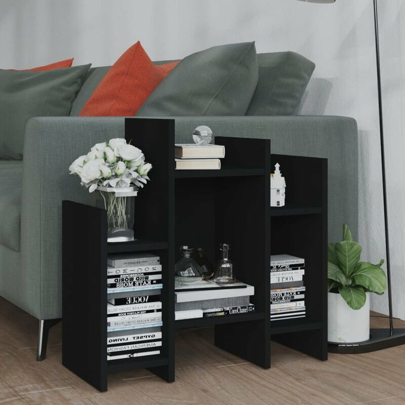 

Armario auxiliar de aglomerado negro 60x26x60 cm