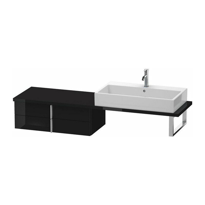 

Duravit - Armario bajo consola VERO 285x800x448mm negro alto brillo