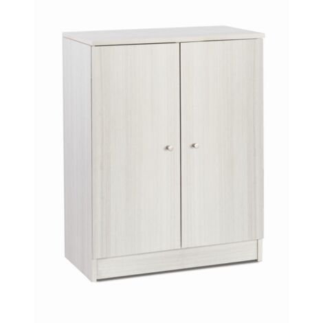 Armario bajo multiusos dos puertas Eucalipto 62x34x h80 cm