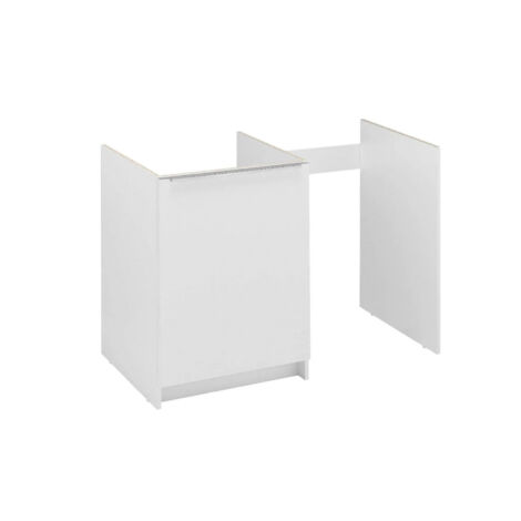 Armario bajo simple de 60 cm, para cocina americana de 1,2 m, con panel lateral