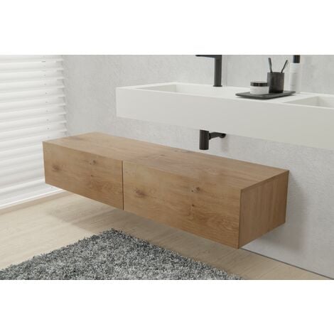 BERNSTEIN Armario bajo TLB150 - 150 x 43 x 28 cm - color seleccionable:Oak structure (en)