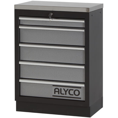 Armario Base de 5 cajones Base acero ino ALYCO