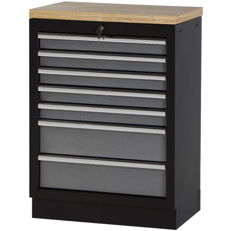 Armario Base de 7 cajones Base de madera ALYCO