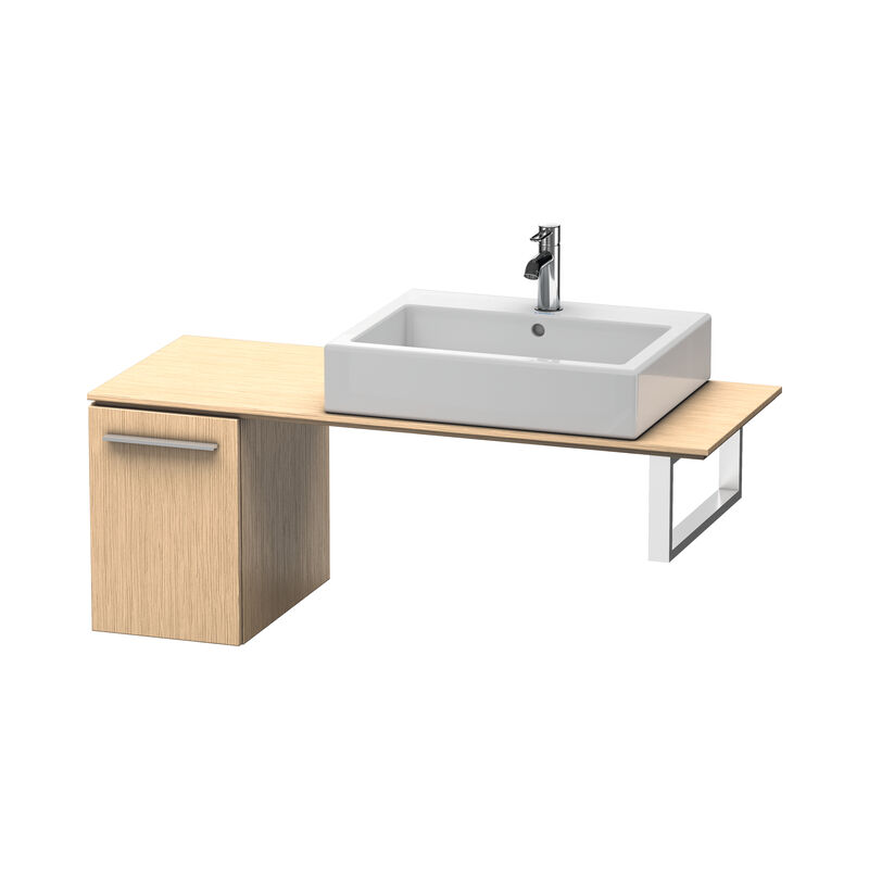 

Duravit Ag - Armario base Duravit X-Large para consola 6531, 1 cajón, 300 mm, Color (frente/cuerpo): Roble cepillado Chapa de madera auténtica