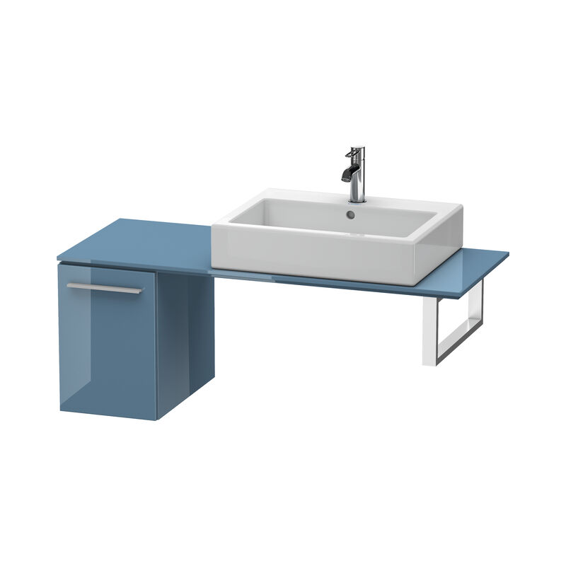 

Armario base Duravit X-Large para consola 6531, 1 cajón, 300 mm, Color (frente/cuerpo): Laca de alto brillo Stone Blue - XL653104747