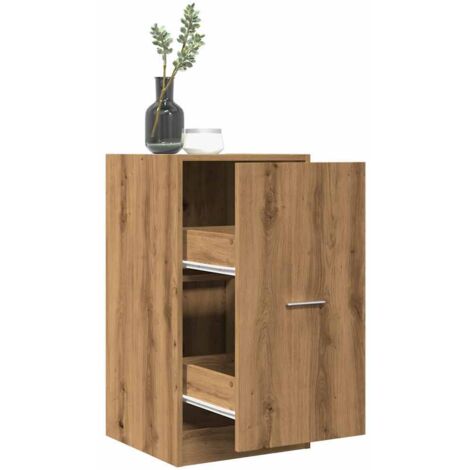 Armario botiquín madera ingeniería roble artisian 40x41x77,5 cm vidaXL