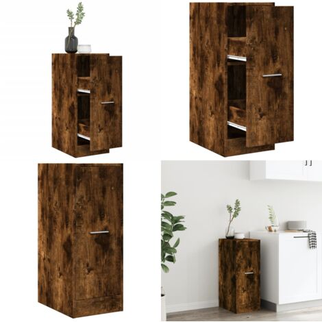Armario botiquín madera ingeniería roble Sonoma 30x41x77,5 cm - Armario de almacenamiento - Mueble de boticario