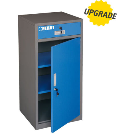 ARMARIO CAJA PARA HERRAMIENTAS CON 1 CAJÓN Y CERRADURA TALLER GARAGE FERVI A100