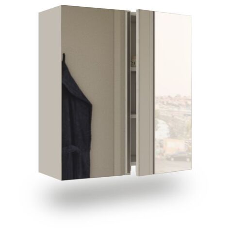 Armario camerino con espejo Inspire Blanco Brillo (ancho) x 65cm (alto)