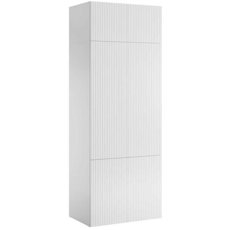 Vitrina de pared Nashville B104 (Blanco + Blanco brillante