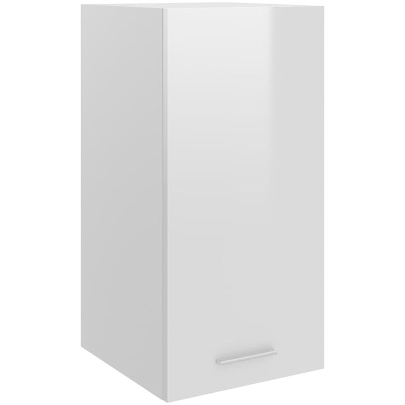 

Armario colgante cocina aglomerado blanco brillo 29,5x31x60 cm