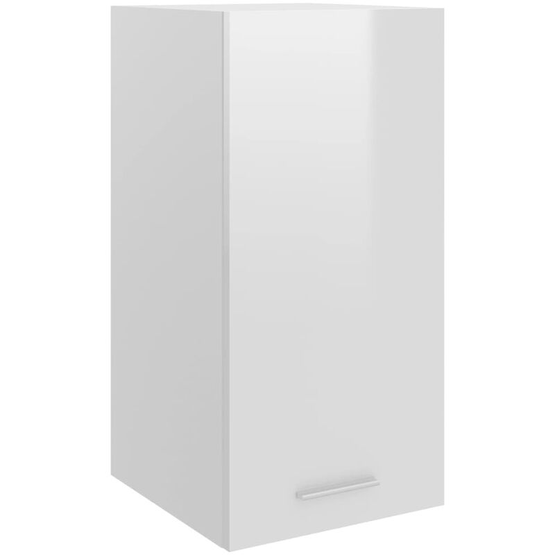 

Armario colgante cocina aglomerado blanco brillo 29,5x31x60 cm - Blanco