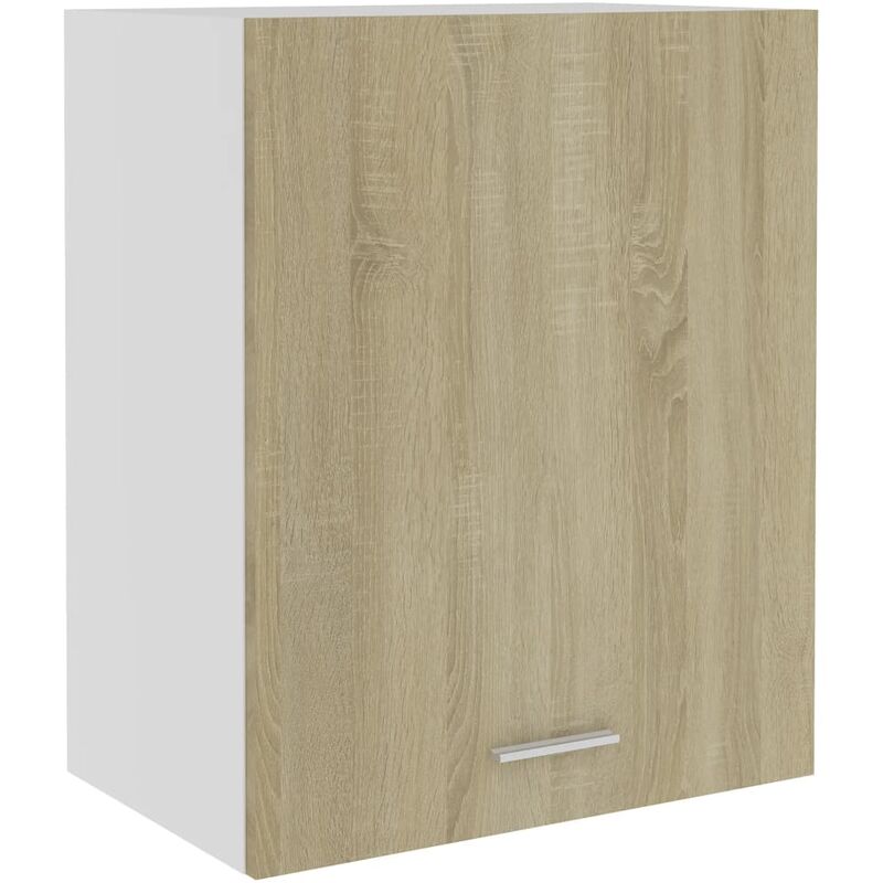 

Armario colgante de cocina aglomerado roble sonoma 50x31x60 cm - Marrón