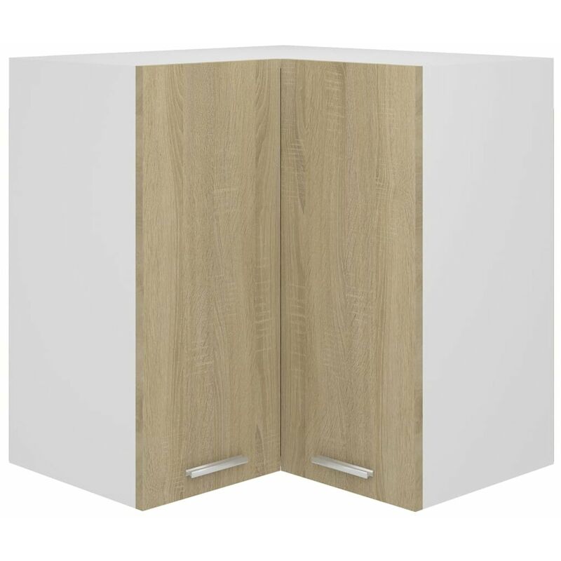

Armario colgante de esquina aglomerado roble Sonoma 57x57x60 cm
