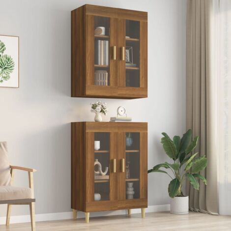 Armario colgante de pared roble  69,5x34x90 cm