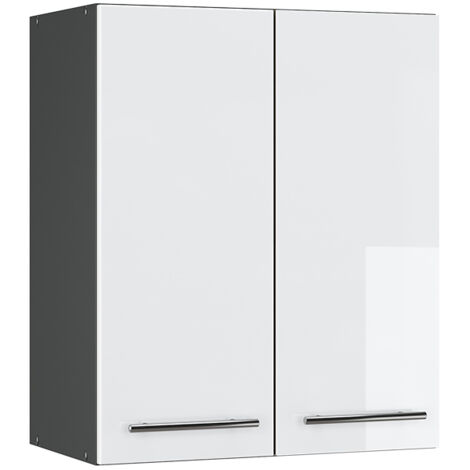 Armario colgante Fame-Line, Blanco alto brillo, 60 cm, Vicco