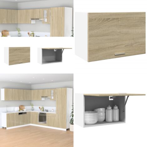 Armario colgante "Lyon" roble Sonoma 60x31x40 cm madera de ingeniería - Almacenamiento cocina - Armario cocina