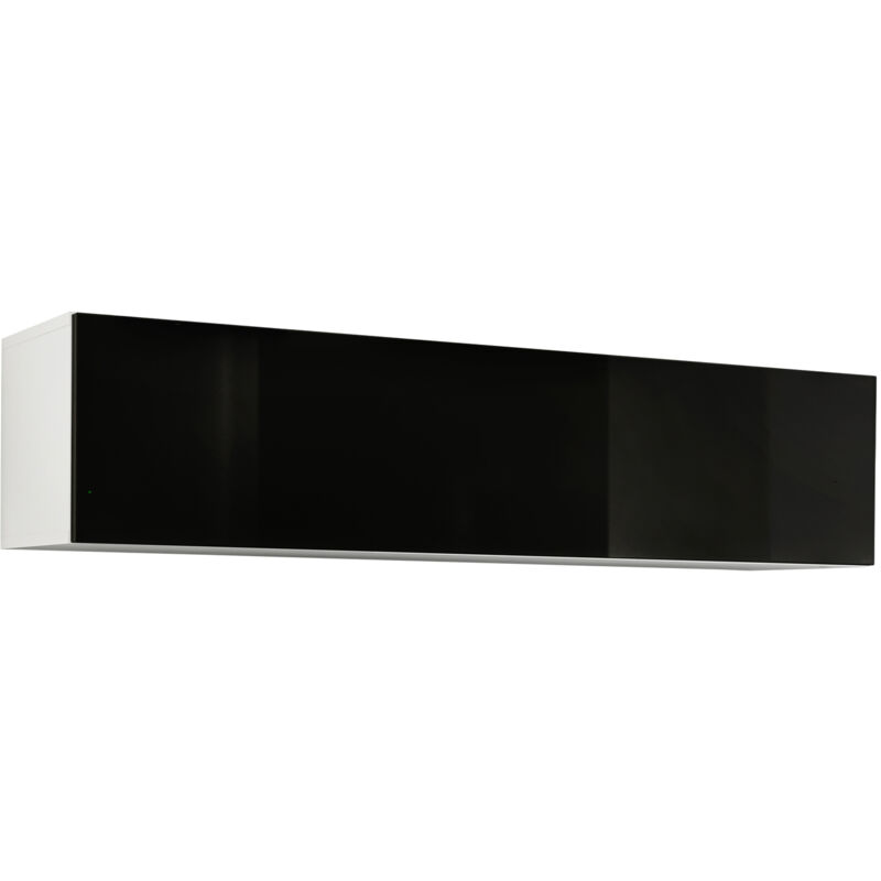 

Muebles Bonitos - Armario colgante modelo Krista H-160 (160x30cm) en blanco y negro