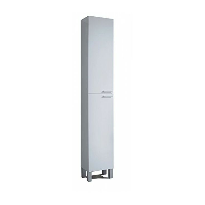 

ARMARIO COLUMNA BAÑO BLANCO 2 PUERTAS 4 estantes - Iberodepot