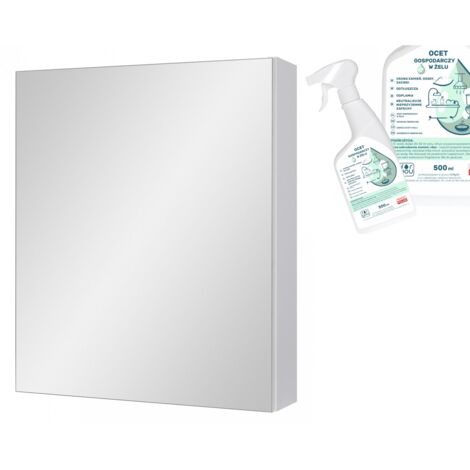 Armario con espejo 50 cm IDA AM-MSL-503-07 gel de vinagre doméstico gratuito