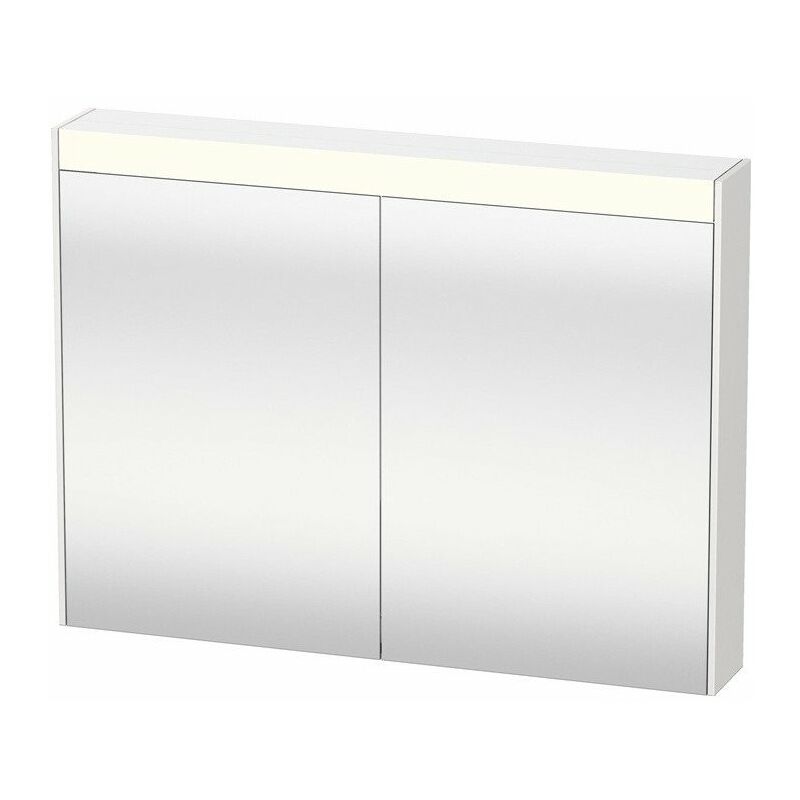 

Armario con espejo BRIOSO con iluminación Duravit 760x820x148mm 11 W castaño