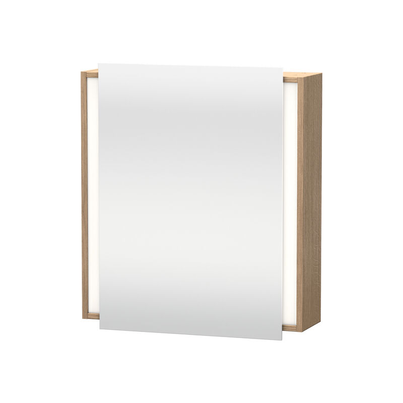 

Duravit Ag - Armario con espejo Duravit Ketho 7530, 1 puerta con espejo, con bisagra a la izquierda, 650mm, Color (frente/cuerpo): Decoración Roble