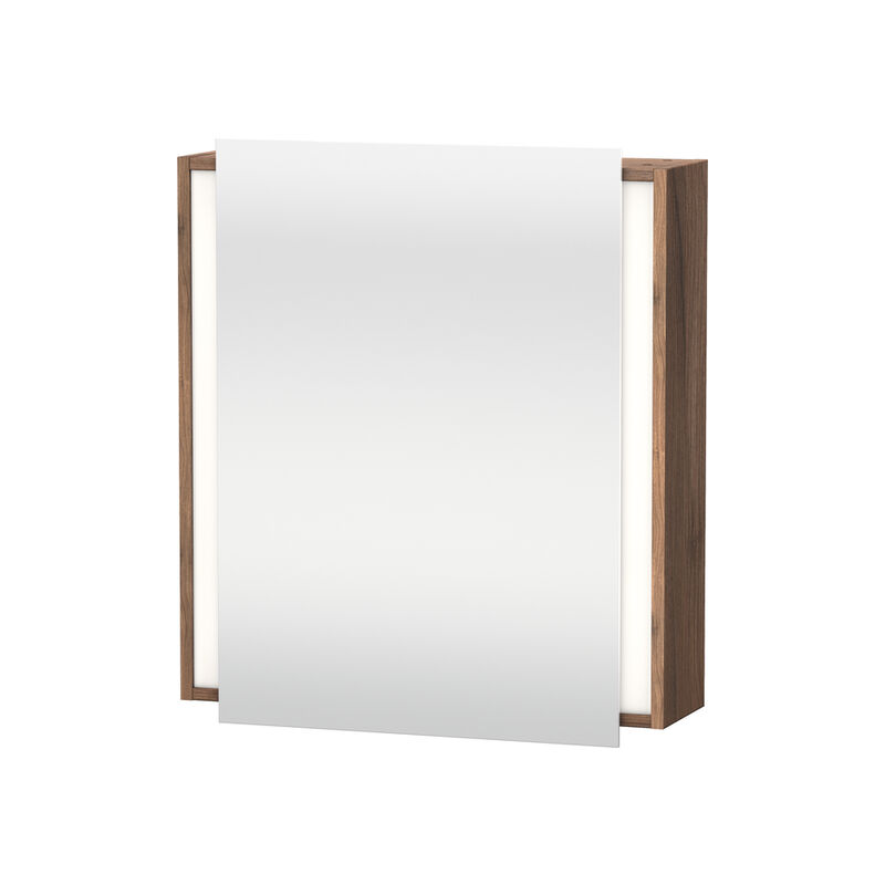 

Duravit Ag - Armario con espejo Duravit Ketho 7530, 1 puerta con espejo, con bisagra a la izquierda, 650mm, Color (frente/cuerpo): Nogal natural