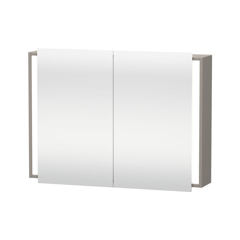 

Armario con espejo Duravit Ketho 7532, 1 puerta con doble espejo, 1000mm, Color (frente/cuerpo): Terra Mate - KT753201414