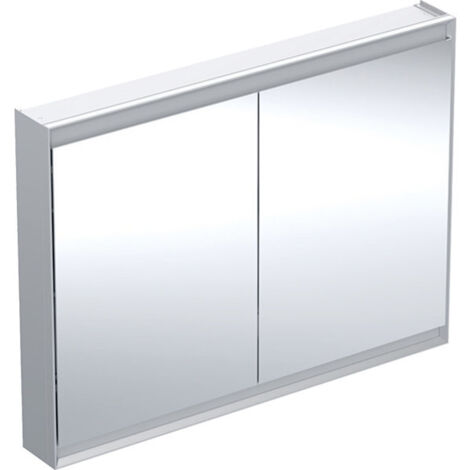 Armario con espejo Geberit ONE con ComfortLight, 2 puertas,