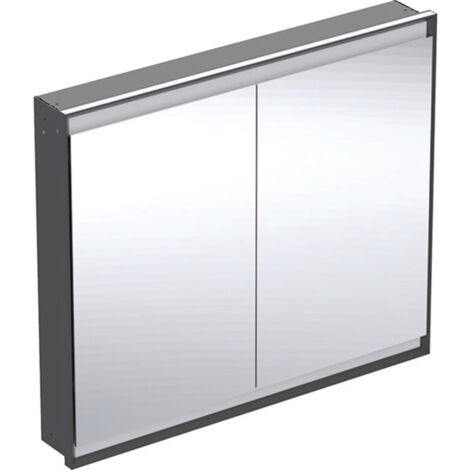 Armario con espejo Geberit ONE con ComfortLight, 2 puertas,