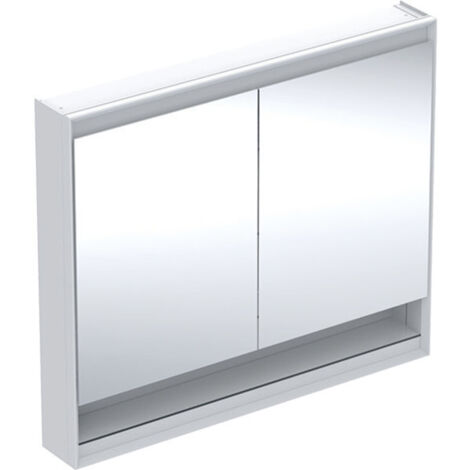 Armario con espejo Geberit ONE con ComfortLight, 2 puertas,