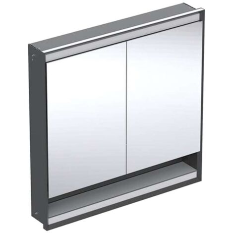 Armario con espejo Geberit ONE con ComfortLight, 2 puertas,