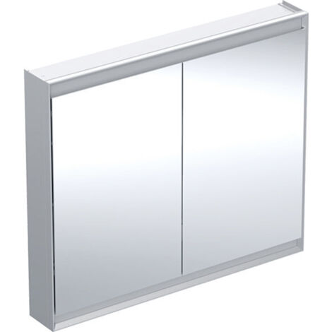 Armario con espejo Geberit ONE con ComfortLight, 2 puertas,