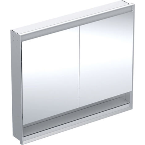 Armario con espejo Geberit ONE con ComfortLight, 2 puertas,