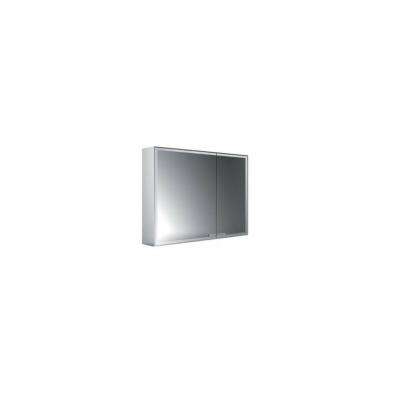 

Armario con espejo iluminado Emco asis prestige 2, modelo de montaje en superficie, 888mm, puerta ancha a la izquierda, cumplimiento: sin sistema de