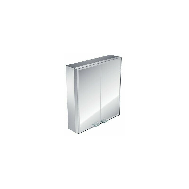 

Armario con espejo iluminado Emco asis prestige, modelo de superficie, 587mm, cumplimiento: sin Bluetooth - 989706011